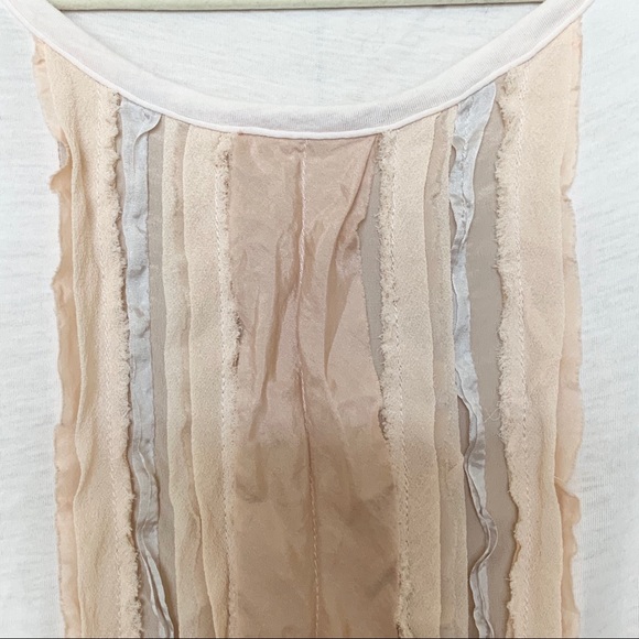 🌸 3 for $30 🌸 J.Crew Cascading Ruffle Front T-Shirt - Picture 3 of 4